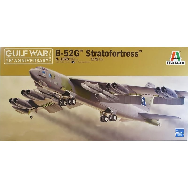 Italeri ITA1378S 1/72 B-52G Strat Fortress Toy, Grey - Image 4